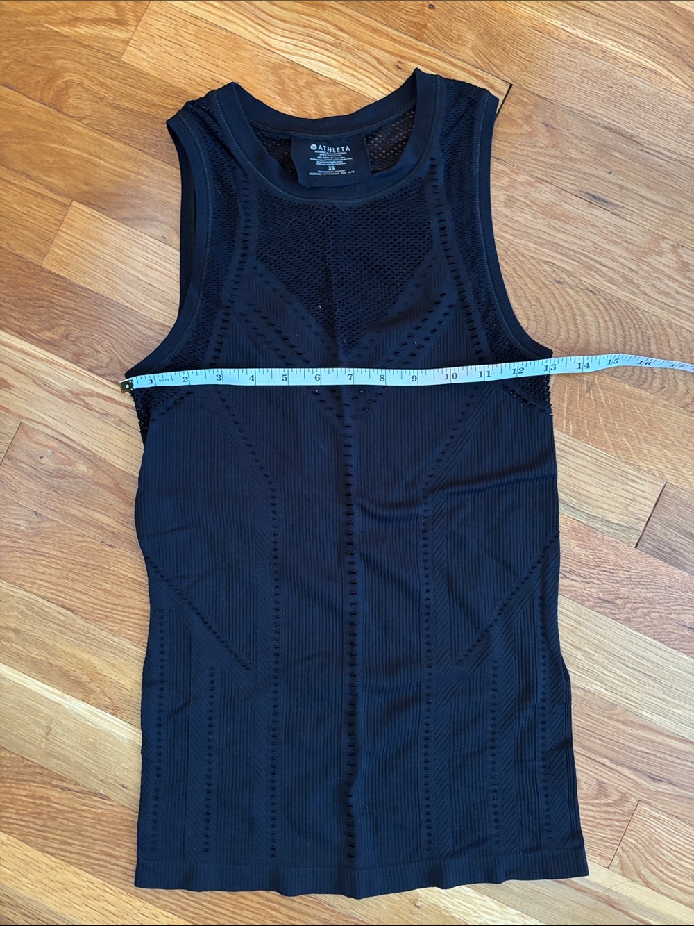 Athleta Black Performance Mesh Tank